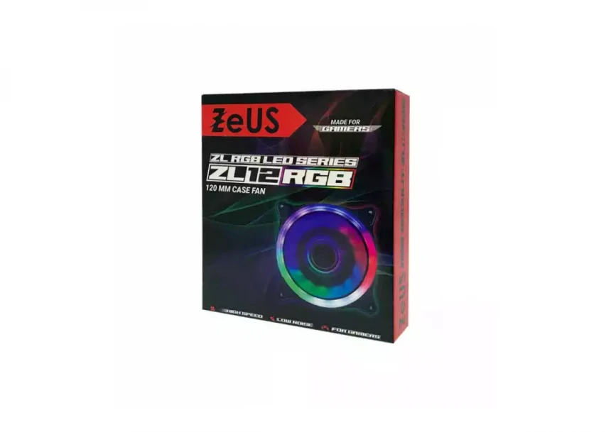 Case Cooler 120x120 ZEUS Single Ring RGB