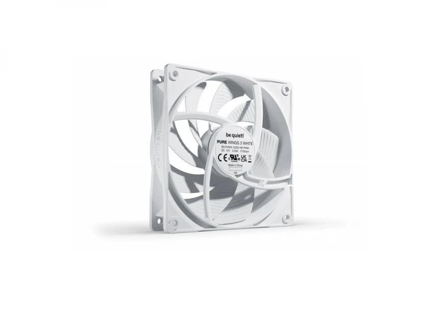 Case Cooler Be quiet Pure Wings 3 120mm PWM high-speed BL111 White