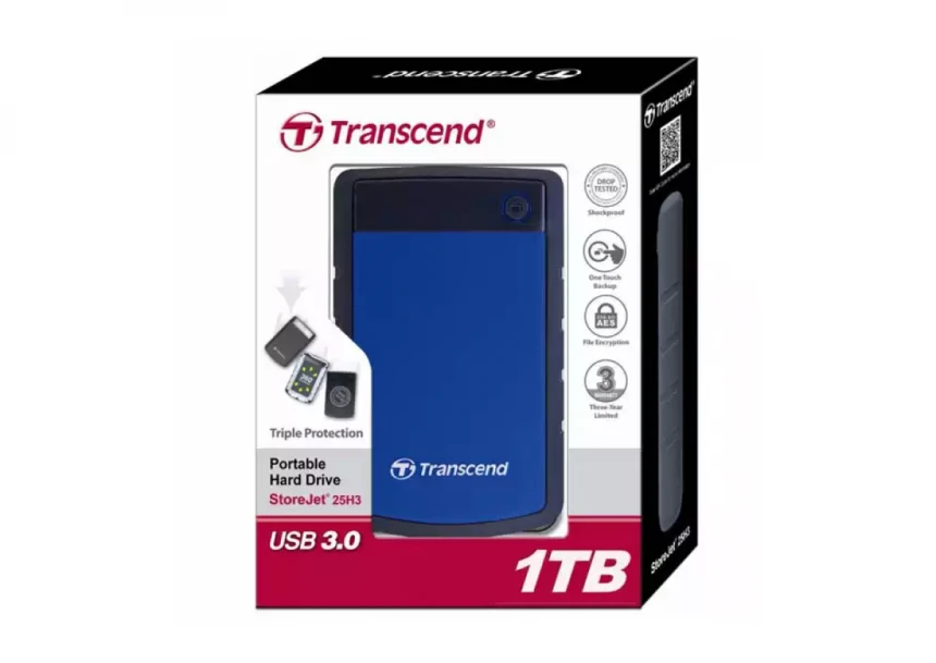 Eksterni hard disk 1TB Transcend TS1TSJ25H3B