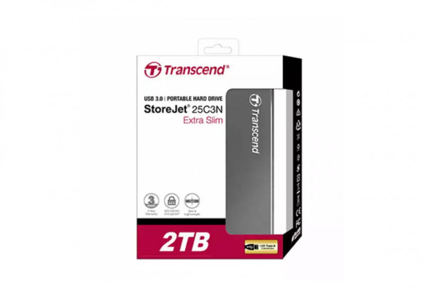 Eksterni hard disk 2TB Transcend TS2TSJ25C3N