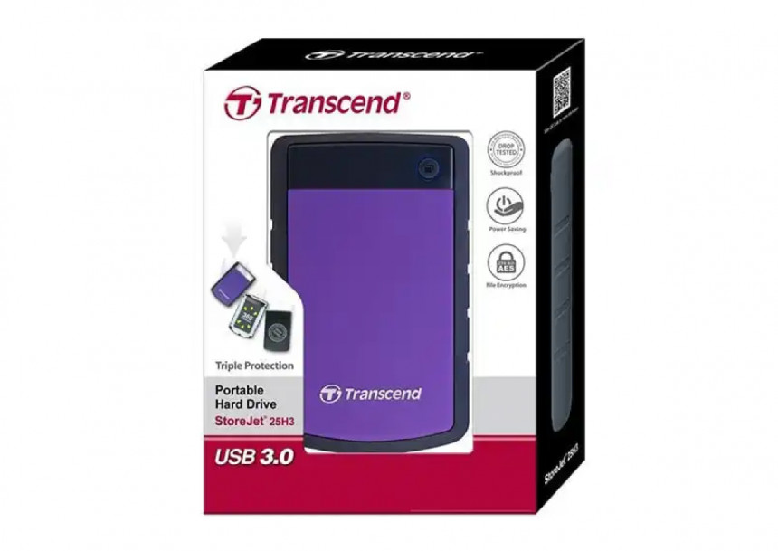 Eksterni hard disk 4TB Transcend TS4TSJ25H3P