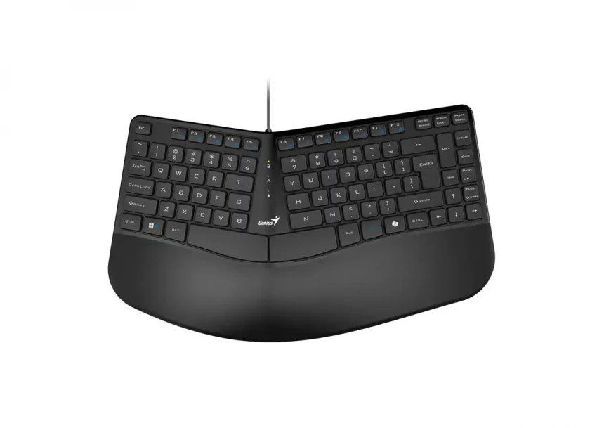 Ergonomska tastatura Genius KB-700 USB YU Crna