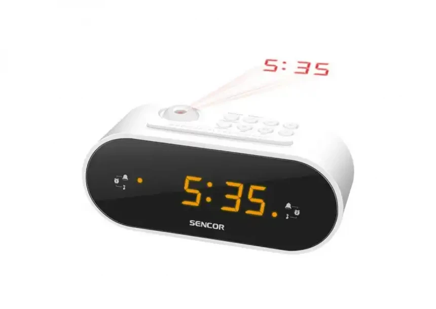 FM radio alarm sa projektorom vremena SENCOR SRC 3100 W...