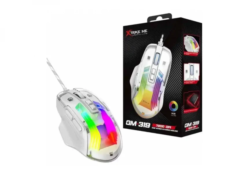 Gaming miš Xtrike GM319 Transparent
