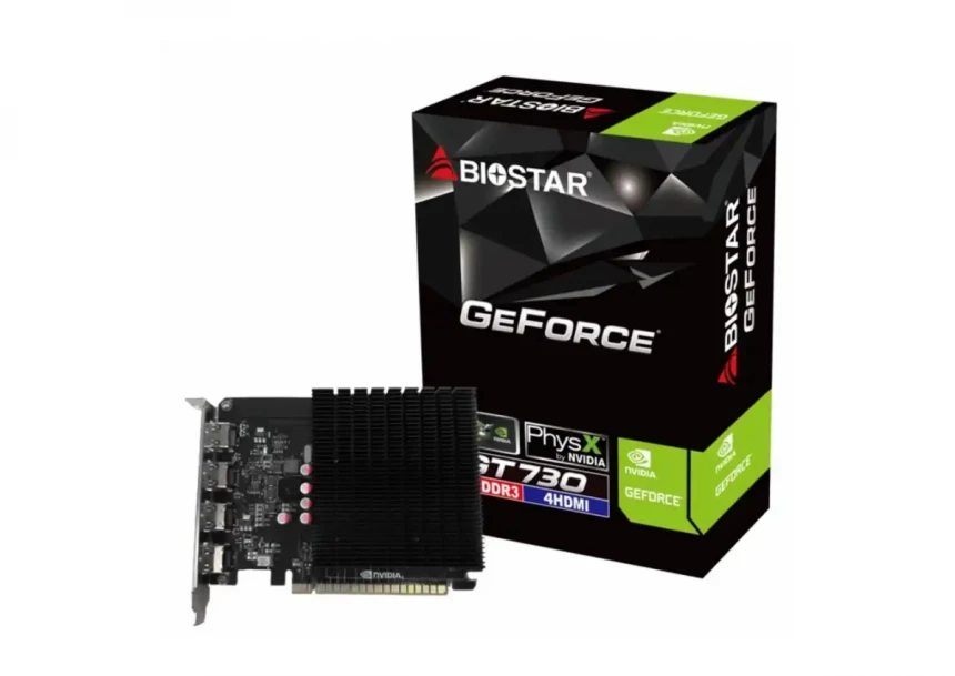 Graficka karta Biostar GT730 4GB GDDR3 64 bit 4xHDMI