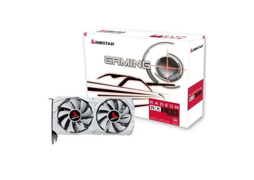 Graficka karta Biostar RX580 White Edition 8GB GDDR5 25...