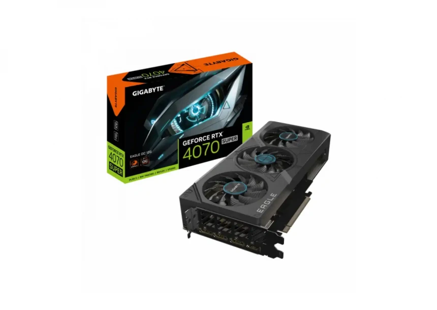 Grafička karta Gigabyte GeForce RTX 4070 Super GV-N407SEAGLE OC-12GD