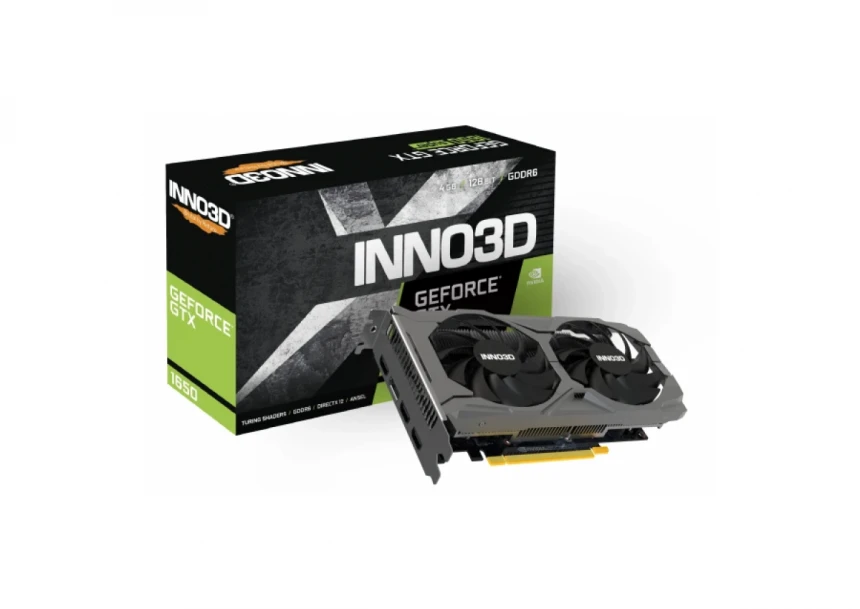 Grafička karta INNO3D GTX GeForce 1650 TWIN X2 OC 4GB G...