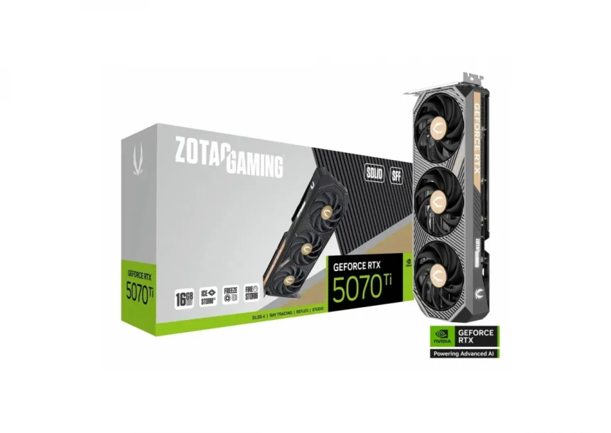 Grafička karta Zotac Gaming Geforce RTX 5070 Ti Solid S...