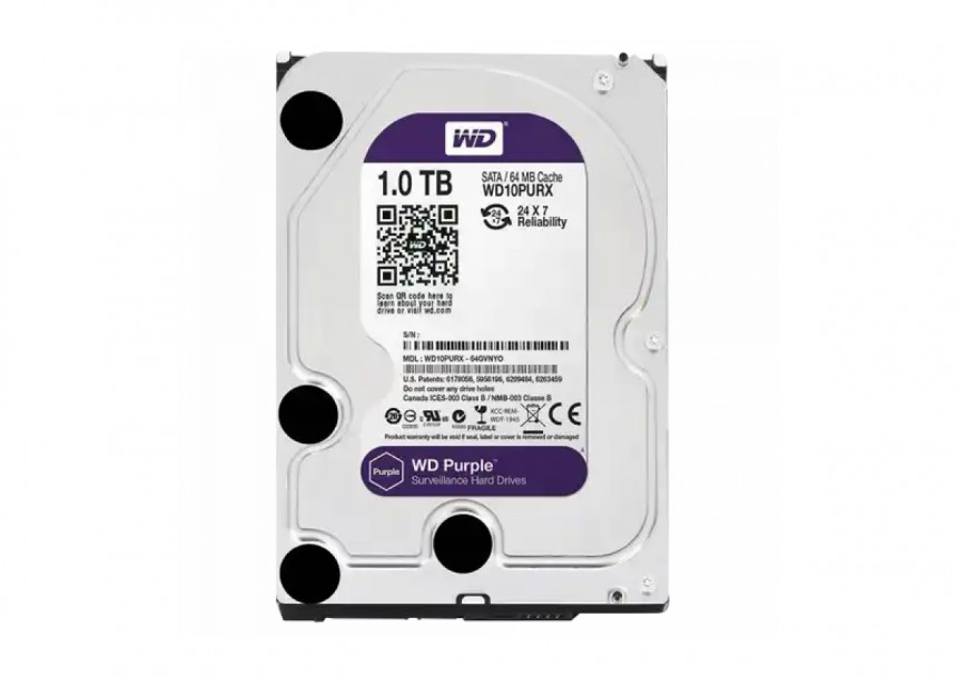 Hard disk 1TB SATA3 Western Digital Caviar 64MB WD10PUR...