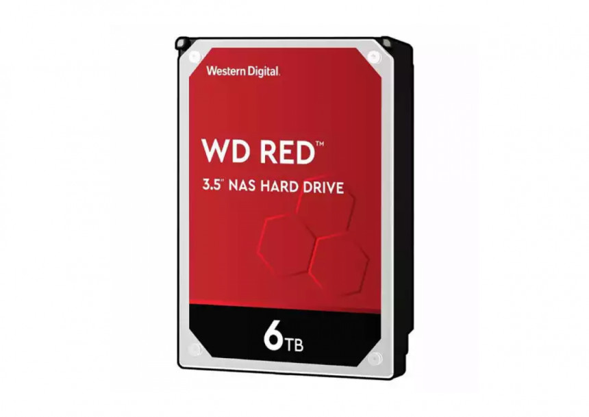 Hard disk 6TB SATA6 Western Digital 256MB WD60EFAX Red
