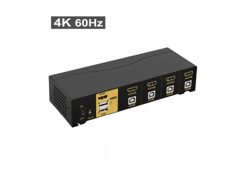 HDMI KVM USB svič CKL-94H2 4 ports HDMI 2.0 Compliant u...