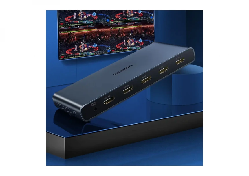 HDMI switch 4x1 Quad Multi Ugreen CM201 HD