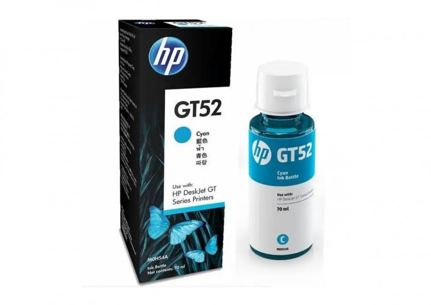 Kertridž HP GT52 M0H54AE Cyan bočica