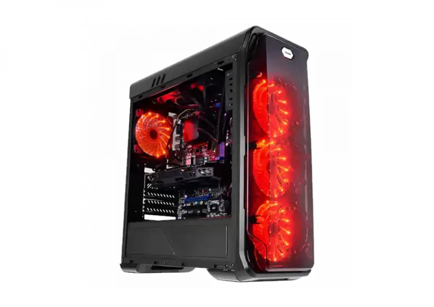 Kućište LC Power Gaming 988B-ON Red Typhoon Black