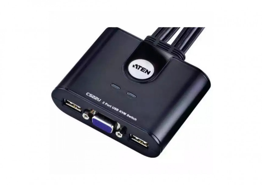 KVM Switch 2p usb Pocket Aten CS22U