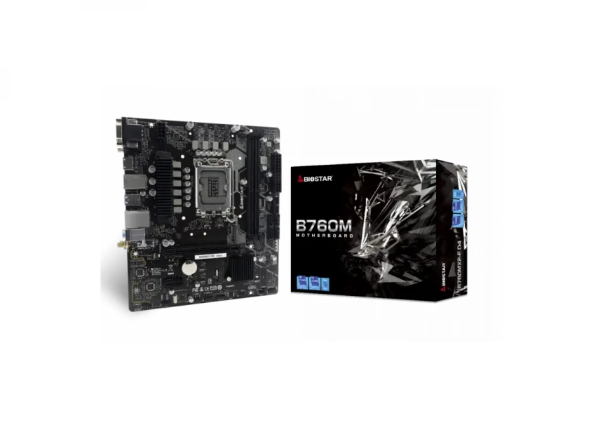 Matična ploča 1700  Biostar B760MX2-E  HDMI/DVI/VGA/M.2...