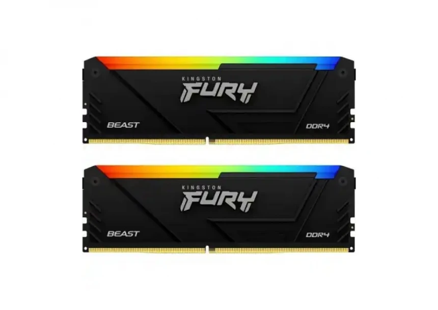 Memorija DDR4 32GB 3200MHz Kingston Fury Beast RGB  KF432C16BB12AK2/32