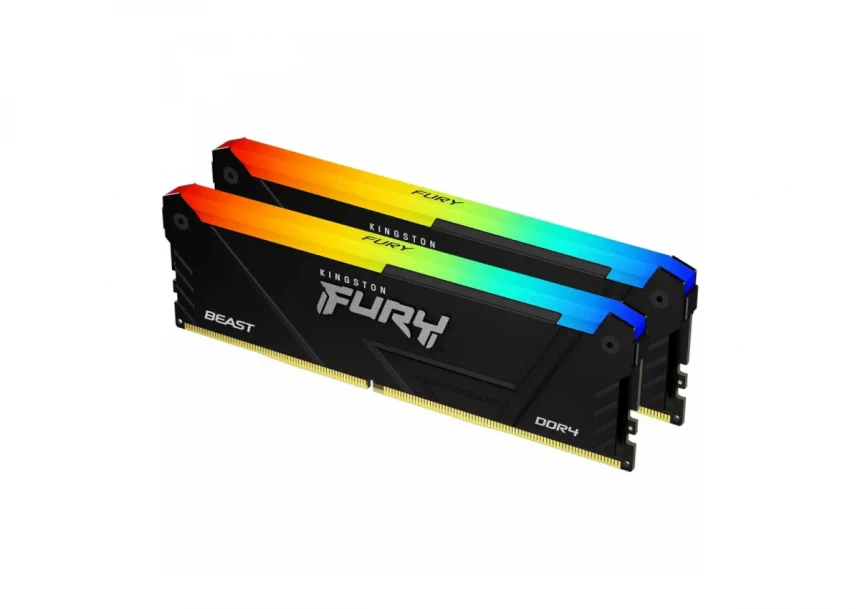 Memorija DDR4 32GB(2x16GB) 3200MHz Kingston Beast RGB KF432C16BB2AK2/32 Fury
