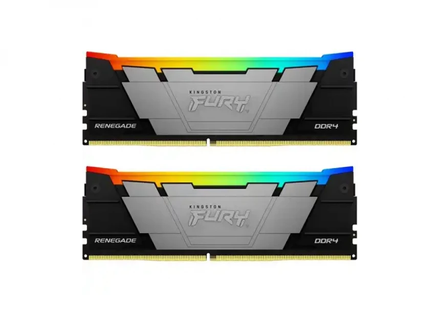 Memorija DDR4 64GB/3200MHz (2x32GB) Kingston Fury Beast RGB KF432C16RB2AK2/64