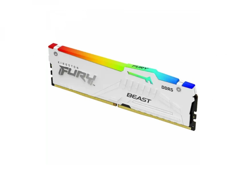 Memorija DDR5 32GB 5200MHz Kingston Fury Beast White RG...