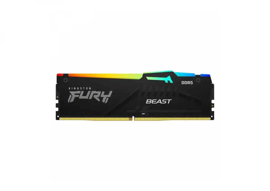 Memorija DDR5 64GB (2x32GB) 6000MT/s Kingston Fury Beast RGB KF560C40BBK2-64