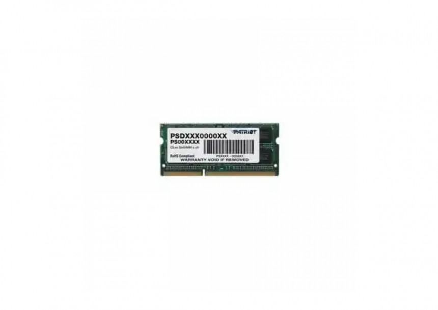 Memorija SODIMM DDR3 4GB 1333MHZ Patriot Signature PSD3...