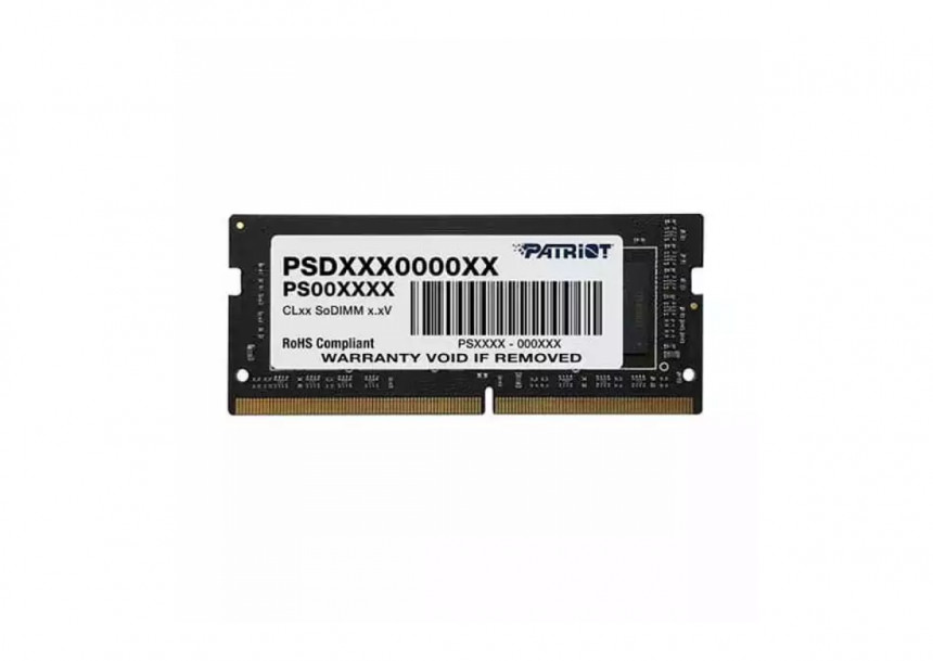 Memorija SODIMM DDR4 4GB 2666MHz Patriot Signature PSD4...