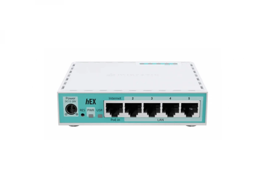 MikroTik E50UG hEX ruter sa 5 x Gigabit LAN / WAN porto...