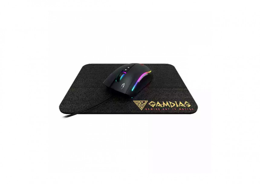 Miš+ podloga Gamdias Zeus M2 10800dpi USB  RGB