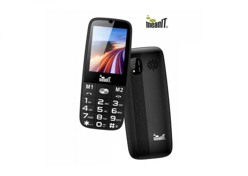 Mobilni telefon Meanit Senior 15 crni