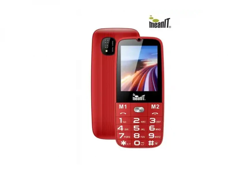 Mobilni telefon Meanit Senior 15 crveni