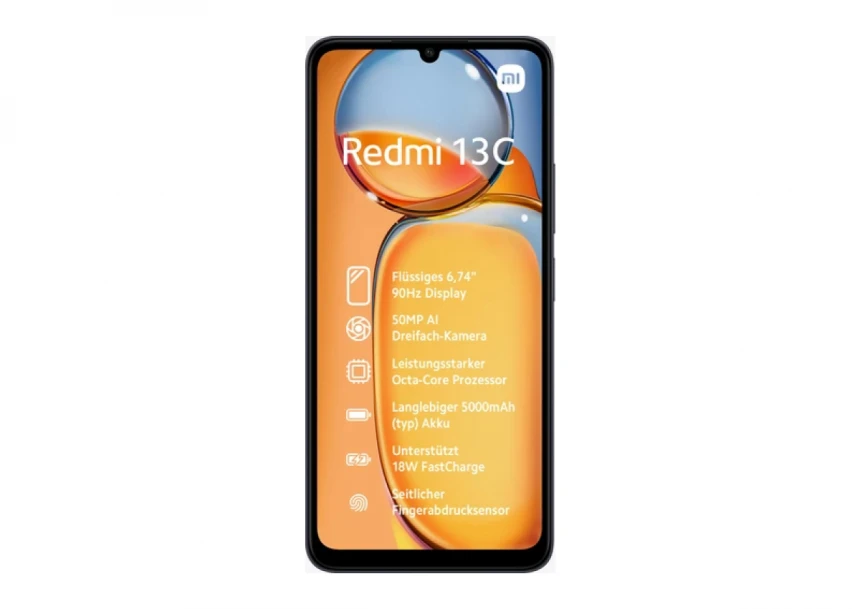 Mobilni telefon Xiaomi Redmi 13C 4/128 Midnight Black