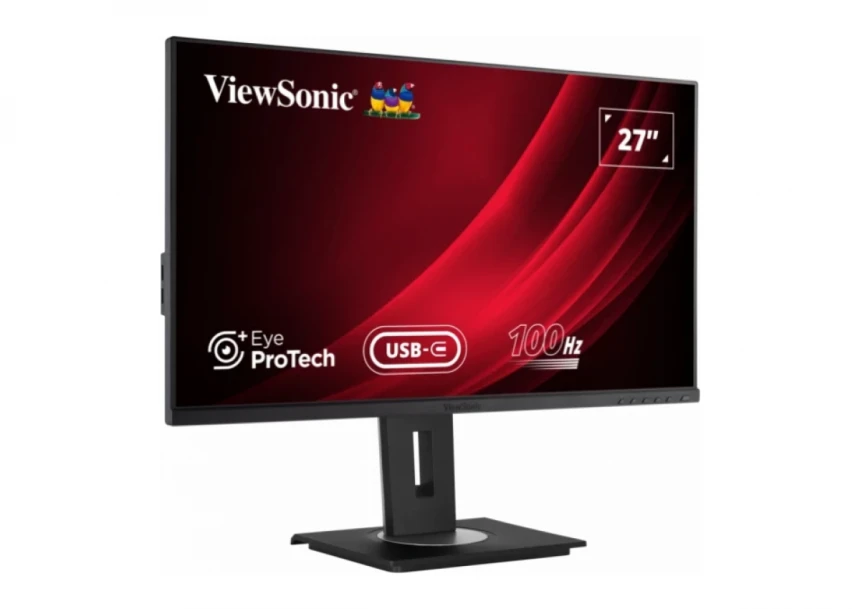 Monitor 27 Viewsonic VG2755-2K 2560x1440/QHD/100Hz/IPS/5ms/HDMI/DP/4x USB/USB-C/Pivot/Zvučnici