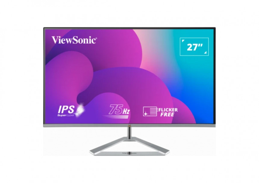 Monitor 27 ViewSonic VX2776-SMH 1920x1080/Full HD/4ms/IPS/75Hz/VGA/2xHDMI/Frameless/zvučnici