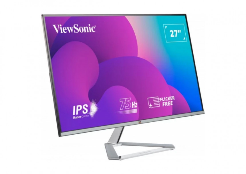 Monitor 27 ViewSonic VX2776-SMH 1920x1080/Full HD/4ms/IPS/75Hz/VGA/2xHDMI/Frameless/zvučnici