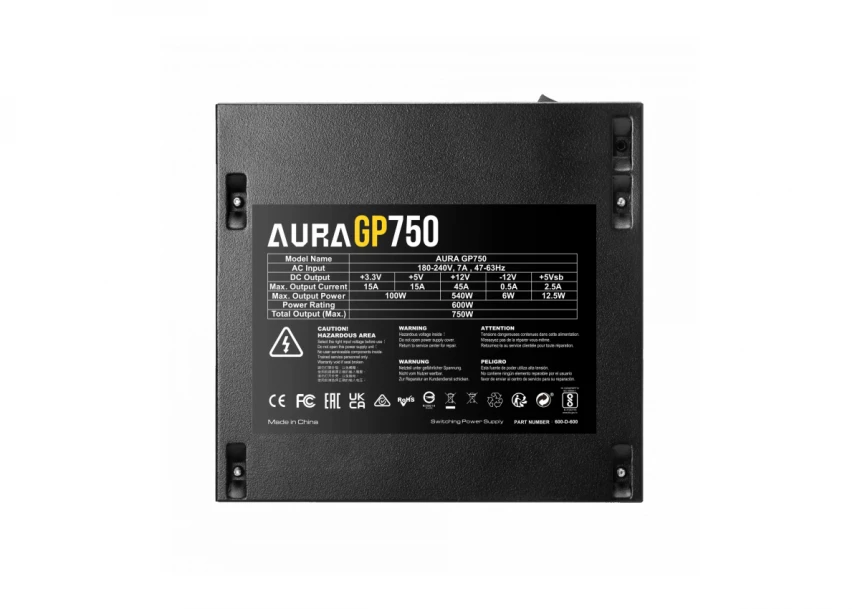 Napajanje Gamdias 750W AURA GP750