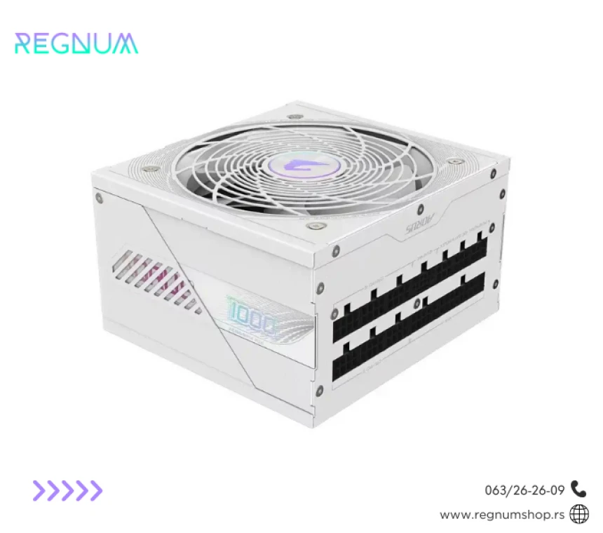 Računar Regnum Spectral Ice Render – 7950X3D / RTX 5090 / 64GB DDR5 / White Edition + Platinum PSU
