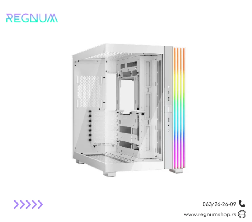 Računar Regnum Spectral Ice Render – 7950X3D / RTX 5090 / 64GB DDR5 / White Edition + Platinum PSU