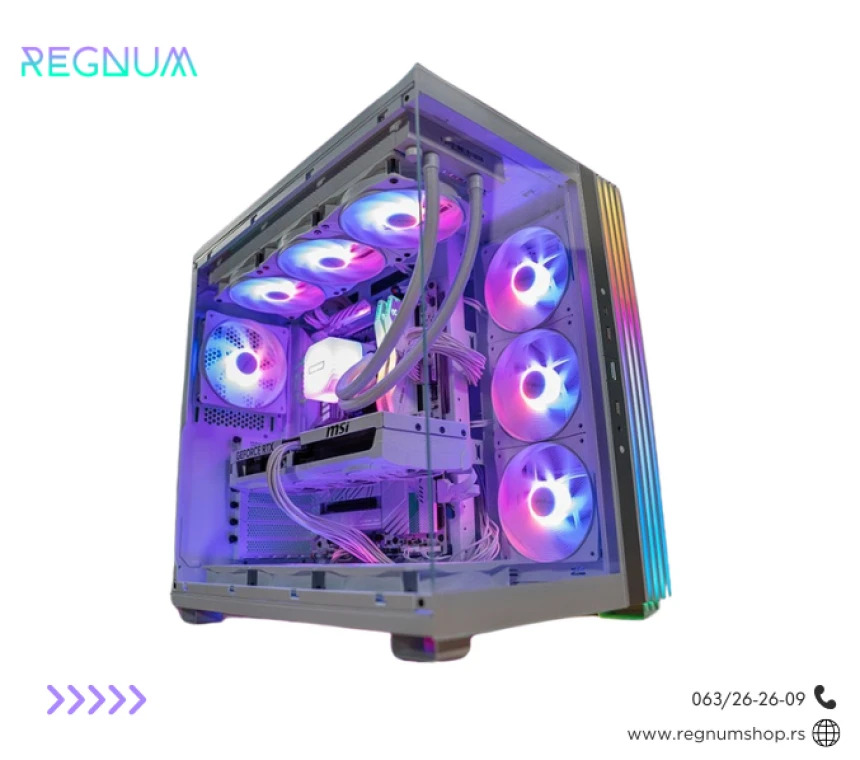 Računar Regnum Spectral Ice Render – 7950X3D / RTX 5090...