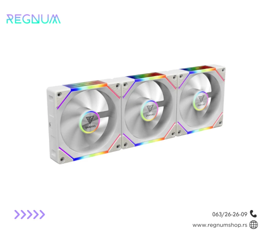 Računar Regnum Spectral Ice Render – 7950X3D / RTX 5090 / 64GB DDR5 / White Edition + Platinum PSU