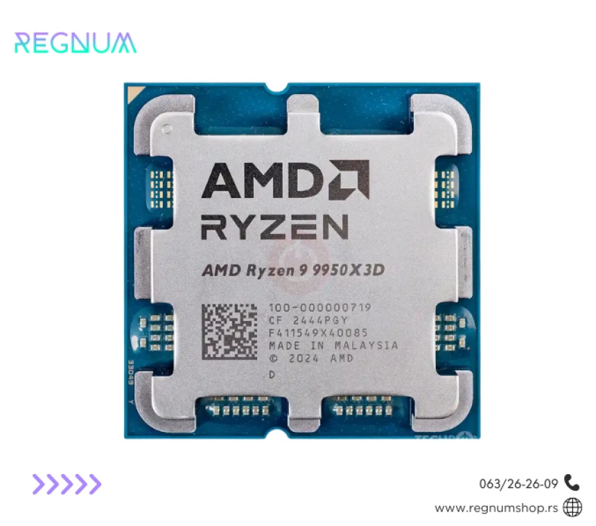 Računar Regnum Spectral Ice Render – 7950X3D / RTX 5090 / 64GB DDR5 / White Edition + Platinum PSU