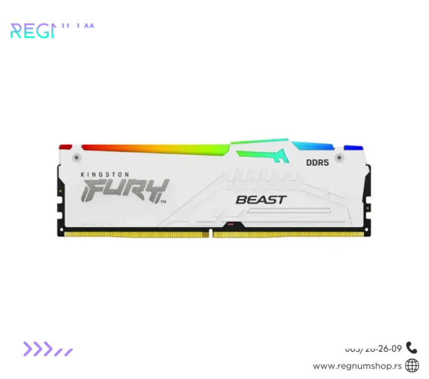 Računar Regnum Spectral Ice Render – 7950X3D / RTX 5090 / 64GB DDR5 / White Edition + Platinum PSU