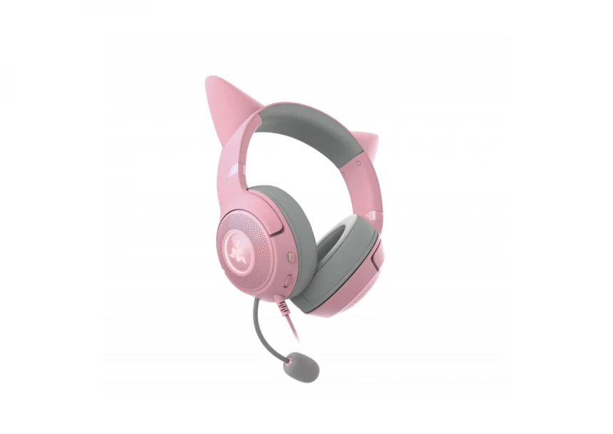 Slušalice sa mikrofonom RAZER Kraken Kitty V2 - Roze RGB
