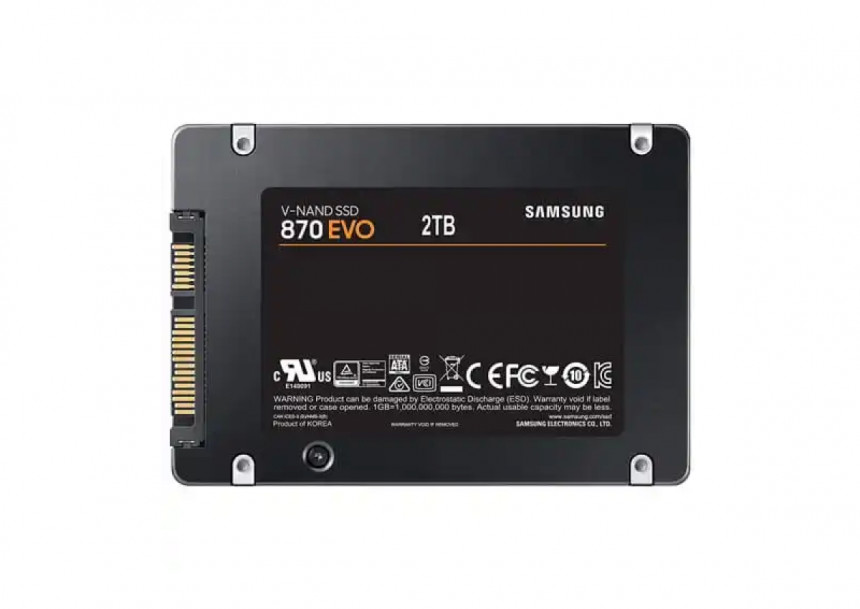 SSD 2.5 SATA III 2TB Samsung 870 EVO MZ-77E2T0B