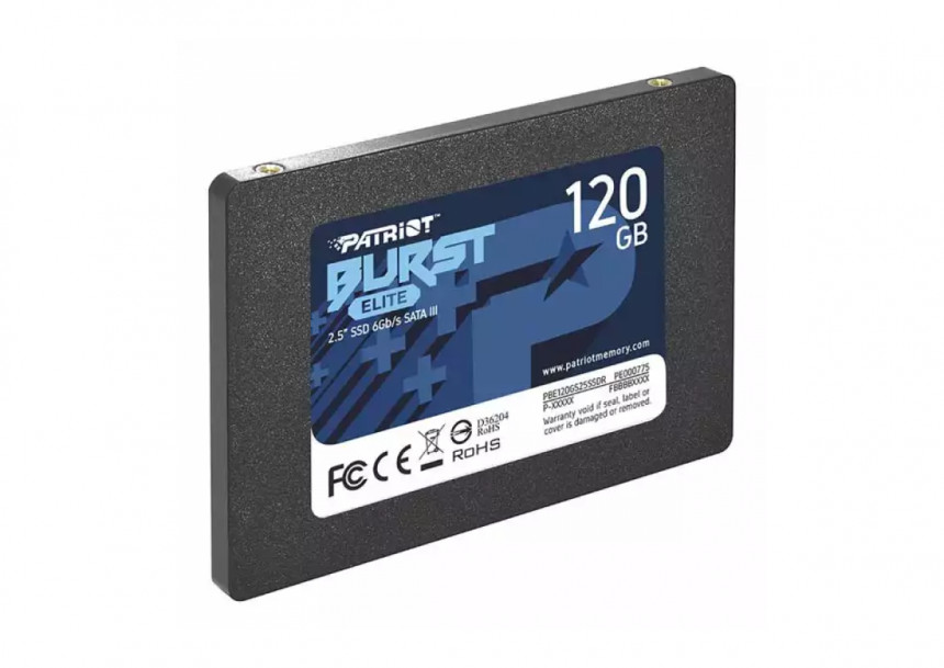 SSD 2.5 SATA3 6Gb/s 120GB Patriot Burst Elite 450MBs/32...