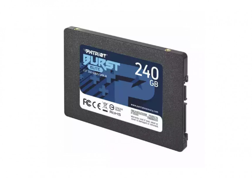 SSD 2.5 SATA3 6Gb/s 240GB Patriot Burst Elite 450MBs/320MBs PBE240GS25SSDR