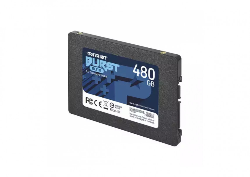 SSD 2.5 SATA3 6Gb/s 480GB Patriot Burst Elite 450MBs/320MBs PBE480GS25SSDR