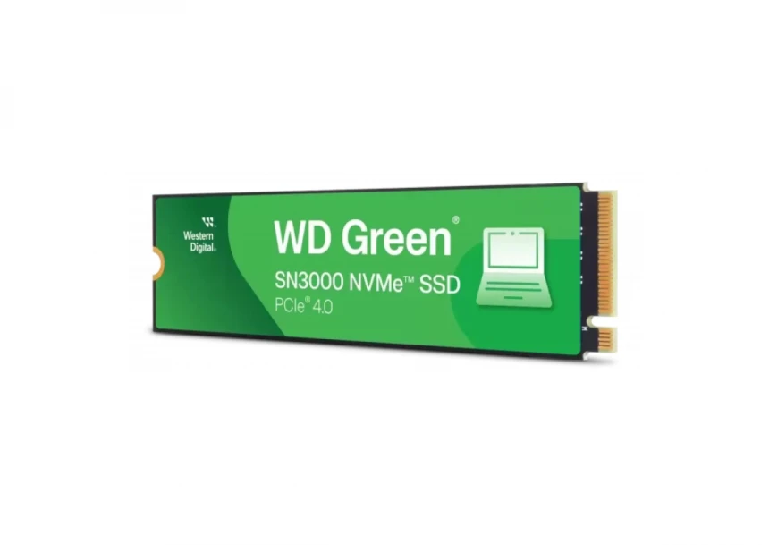 SSD M.2 NVMe 1TB WD Green 5000MBs/4200MBS SN3000 - Bulk