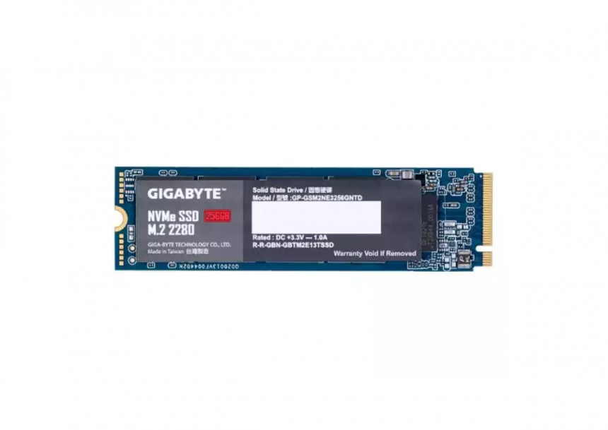 SSD M.2 NVMe 256GB Gigabyte GP-GSM2NE3256GNTD 1700MBs/1100MBs